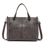 Women's Leather Shoulder Bag | Water-Resistant Crossbody Handbag with Adjustable Strap and Secure Magnetic Closure
