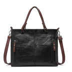 Women's Leather Shoulder Bag | Water-Resistant Crossbody Handbag with Adjustable Strap and Secure Magnetic Closure