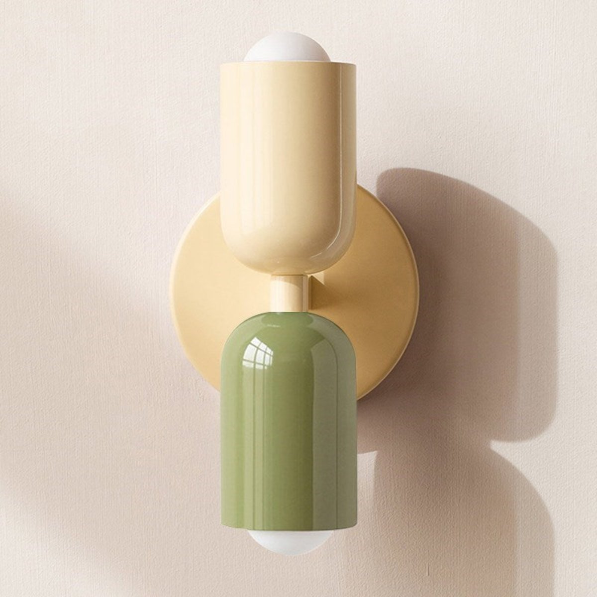 Wall Lamp with Minimalist Scandinavian Design | Integrated Energy-Saving LED Light | Soft Diffuse Lighting for Home