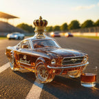 Whiskey Decanter Classic Mustang Car Shape | Unique Barware Accessory | Decorative Gift for Car and Spirit Lovers