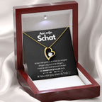 Heart Pendant Necklace with Sparkling Zirconia Stone and Adjustable Chain - Meaningful Jewelry Gift for Her for Daily Wear