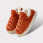 Warm Fluffy Winter Slippers with Fleece Lining and Anti-Slip Sole | Comfortable Indoor House Shoes for Men and Women