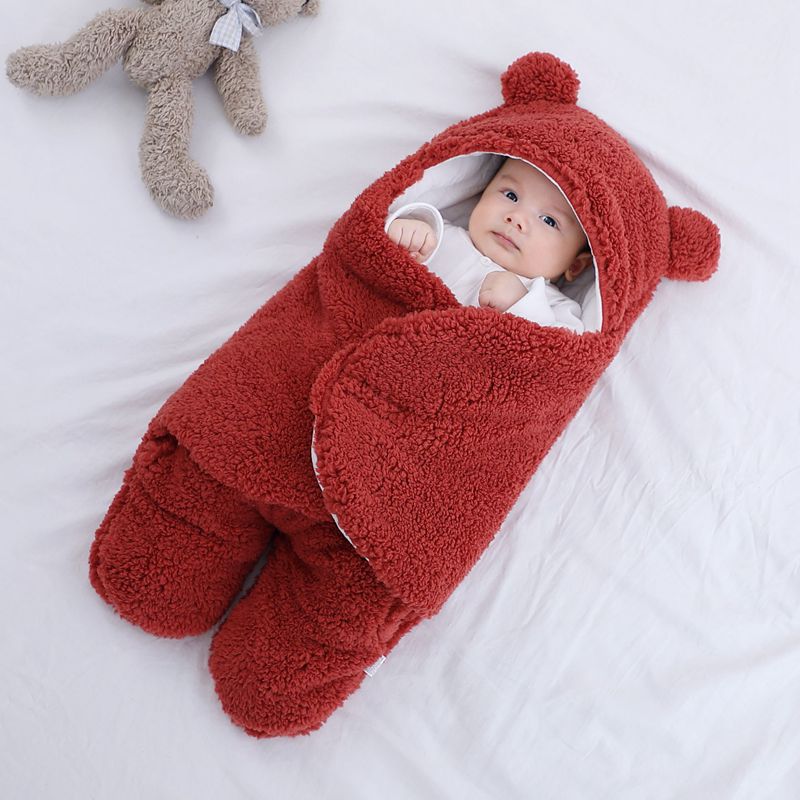 Swaddle Blanket Breathable Silk Material | Velcro Closure for Newborns | Lightweight Wrap for All Seasons Comfort and Secure Sleep