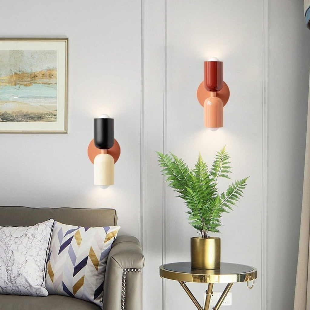 Wall Lamp with Minimalist Scandinavian Design | Integrated Energy-Saving LED Light | Soft Diffuse Lighting for Home
