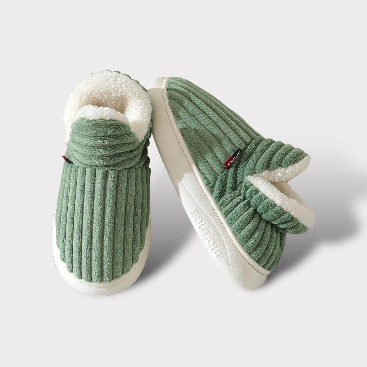 Warm Fluffy Winter Slippers with Fleece Lining and Anti-Slip Sole | Comfortable Indoor House Shoes for Men and Women