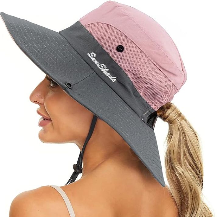 UV Protection Sun Hat with Wide Brim | Lightweight Breathable Summer Beach Hat for Outdoor Sun Protection and Travel