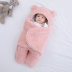 Swaddle Blanket Breathable Silk Material | Velcro Closure for Newborns | Lightweight Wrap for All Seasons Comfort and Secure Sleep