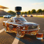 Whiskey Decanter Classic Mustang Car Shape | Unique Barware Accessory | Decorative Gift for Car and Spirit Lovers