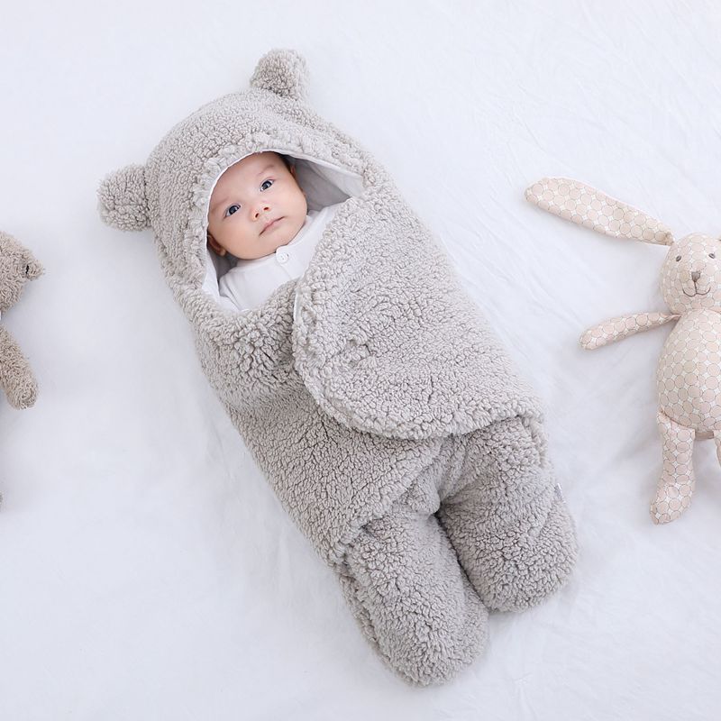 Swaddle Blanket Breathable Silk Material | Velcro Closure for Newborns | Lightweight Wrap for All Seasons Comfort and Secure Sleep