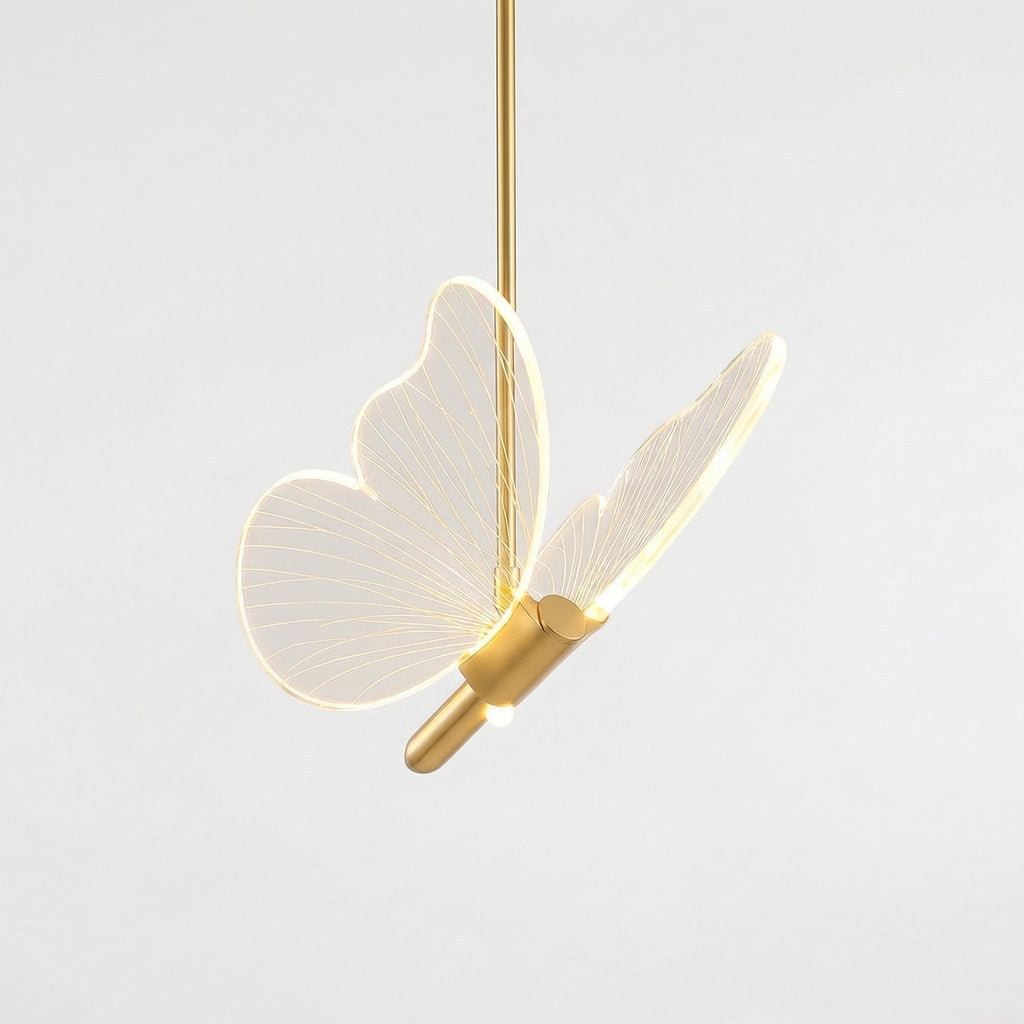 Acrylic Butterfly-Shaped Pendant Light