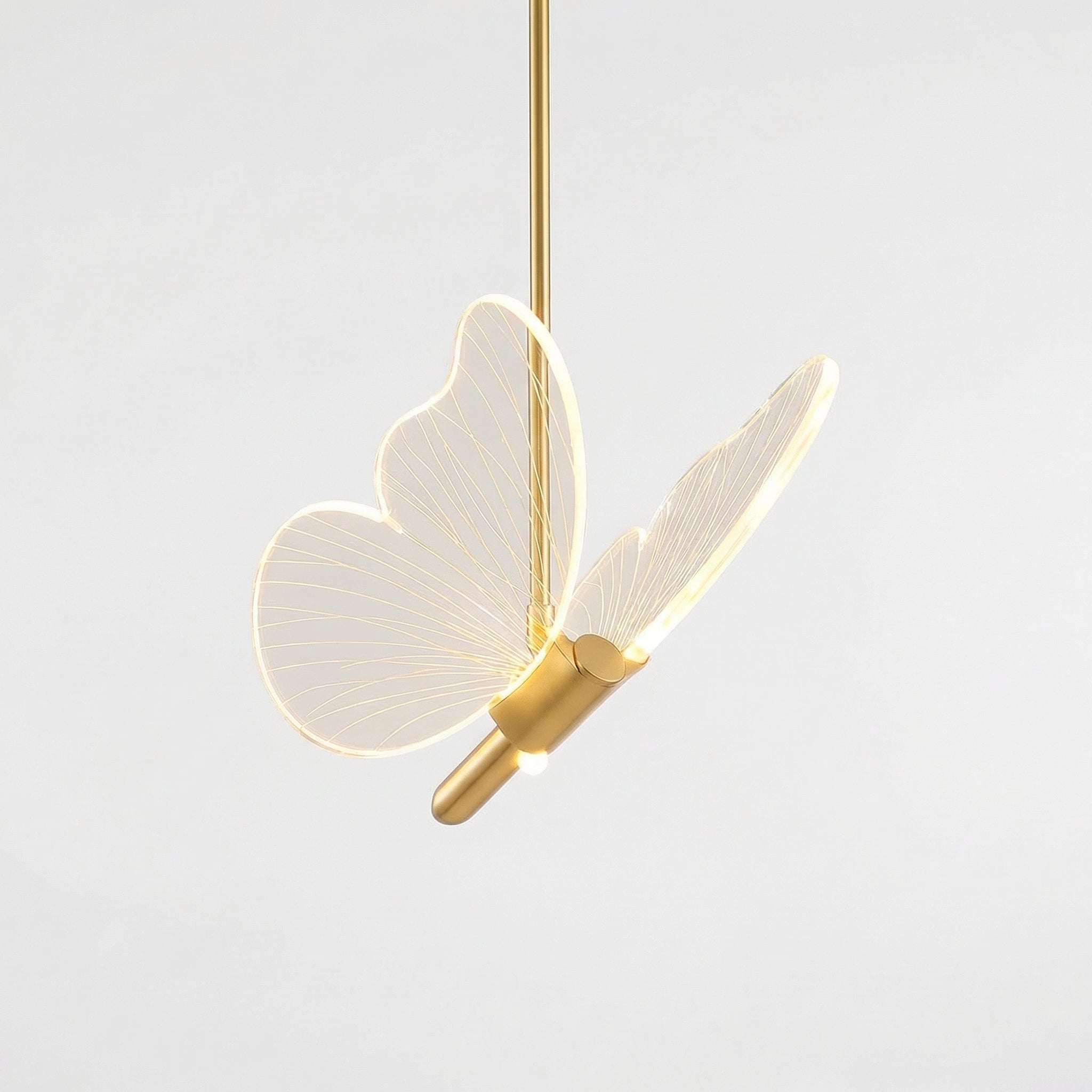 Acrylic Butterfly-Shaped Pendant Light