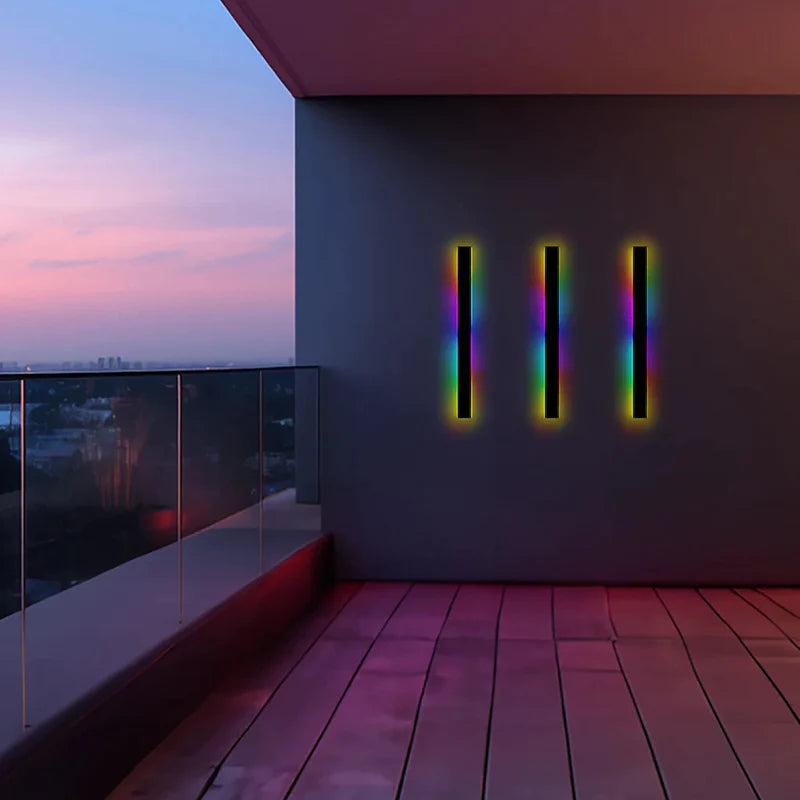 Elune Applique Murale Extérieur LED Étanche Minimaliste Métal Cour - Neutralighting
