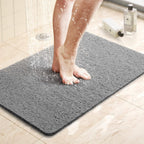 Anti-Slip Shower Mat Loofah-like Texture | Quick-Drying Drainage System | Mold-Resistant Safety for Bathroom Floors and Showers