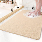 Anti-Slip Shower Mat Loofah-like Texture | Quick-Drying Drainage System | Mold-Resistant Safety for Bathroom Floors and Showers