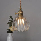 Vintage Glass Pendant Light