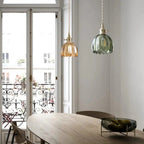 Vintage Glass Pendant Light