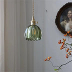 Vintage Glass Pendant Light