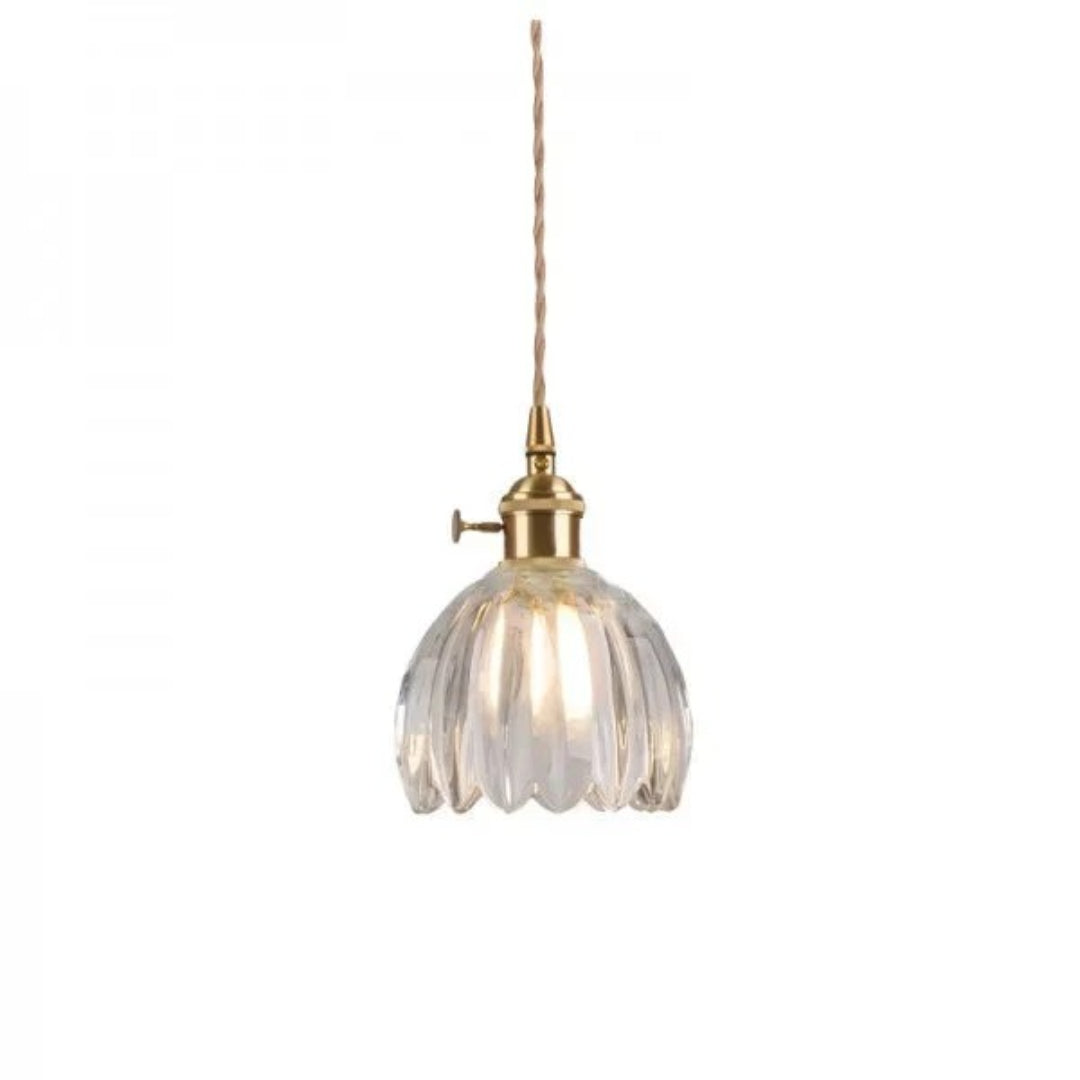 Vintage Glass Pendant Light