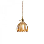 Vintage Glass Pendant Light