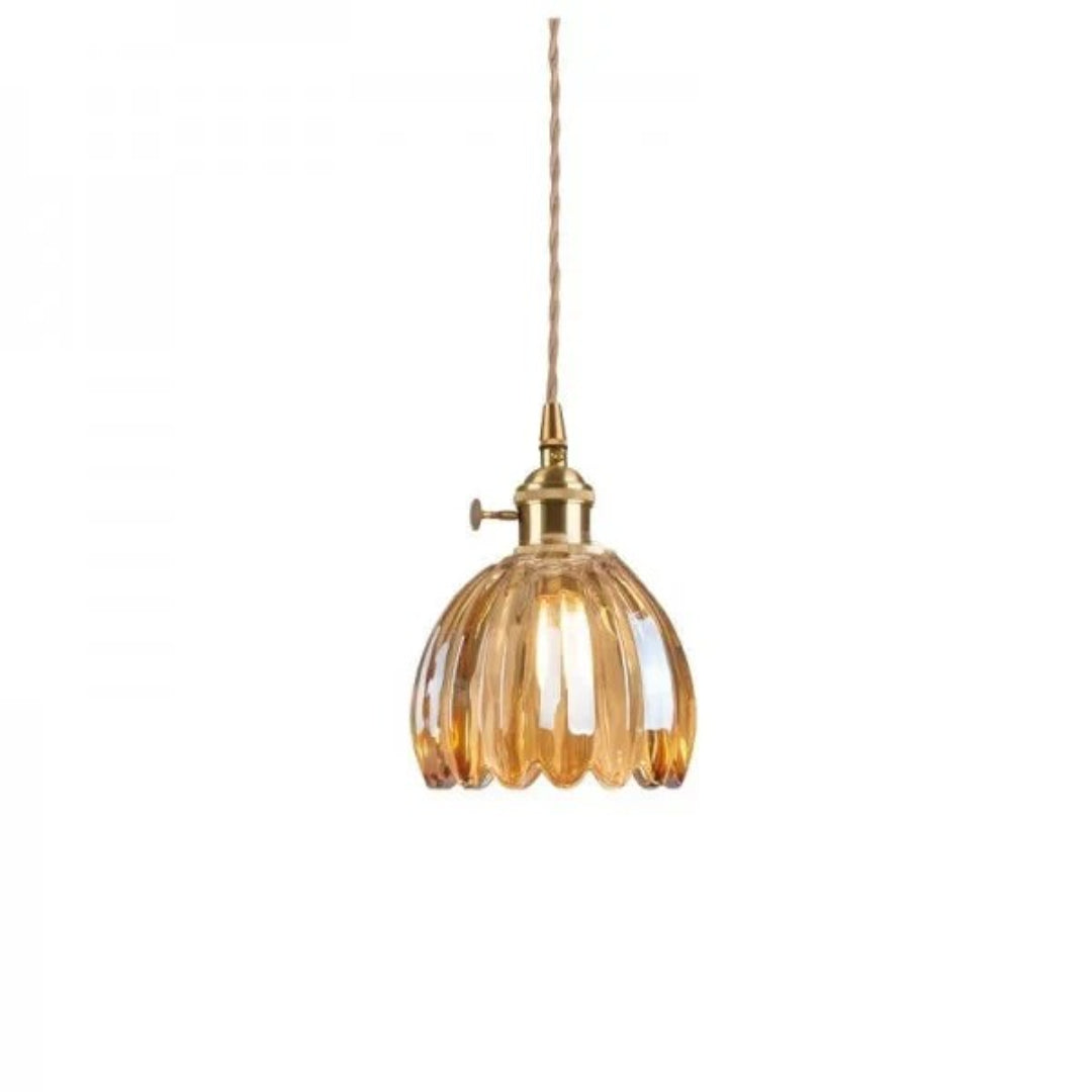 Vintage Glass Pendant Light