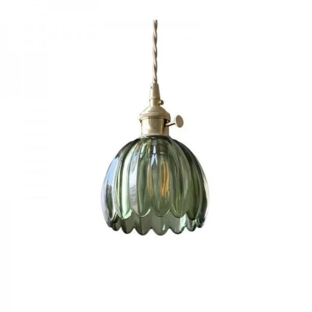 Vintage Glass Pendant Light