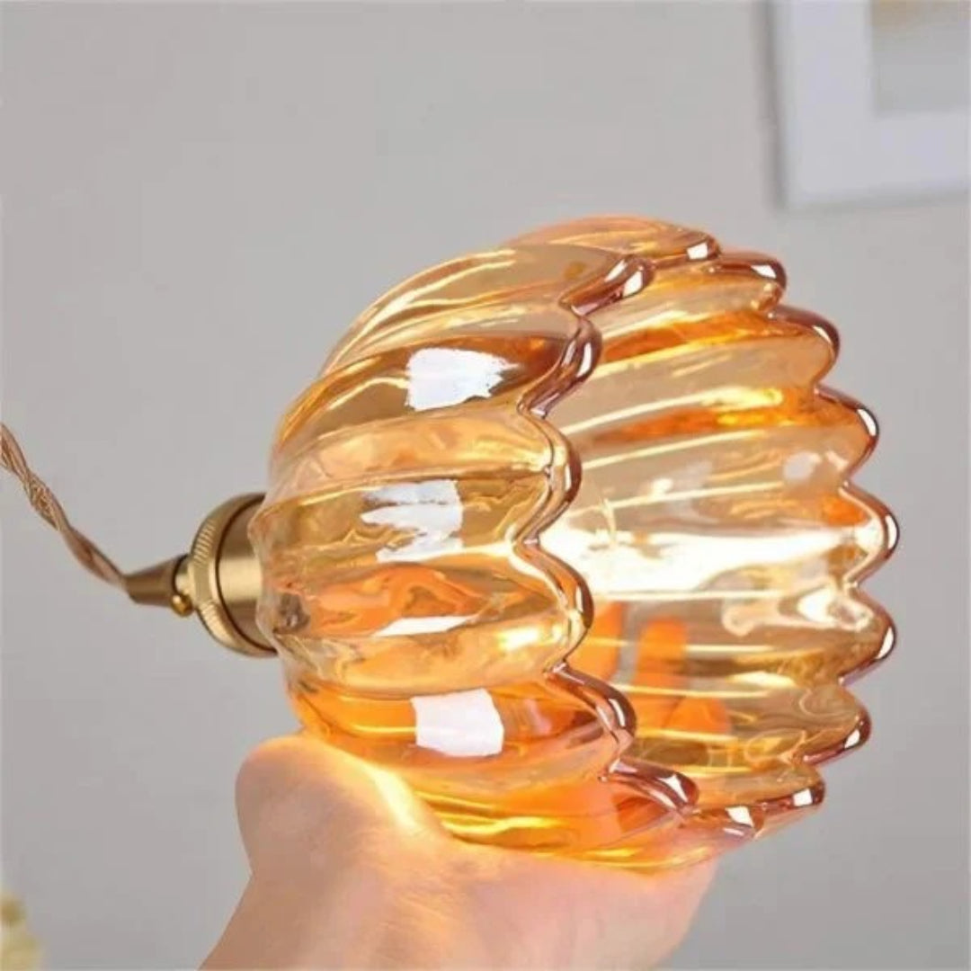 Vintage Glass Pendant Light