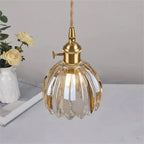 Vintage Glass Pendant Light