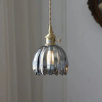 Vintage Glass Pendant Light