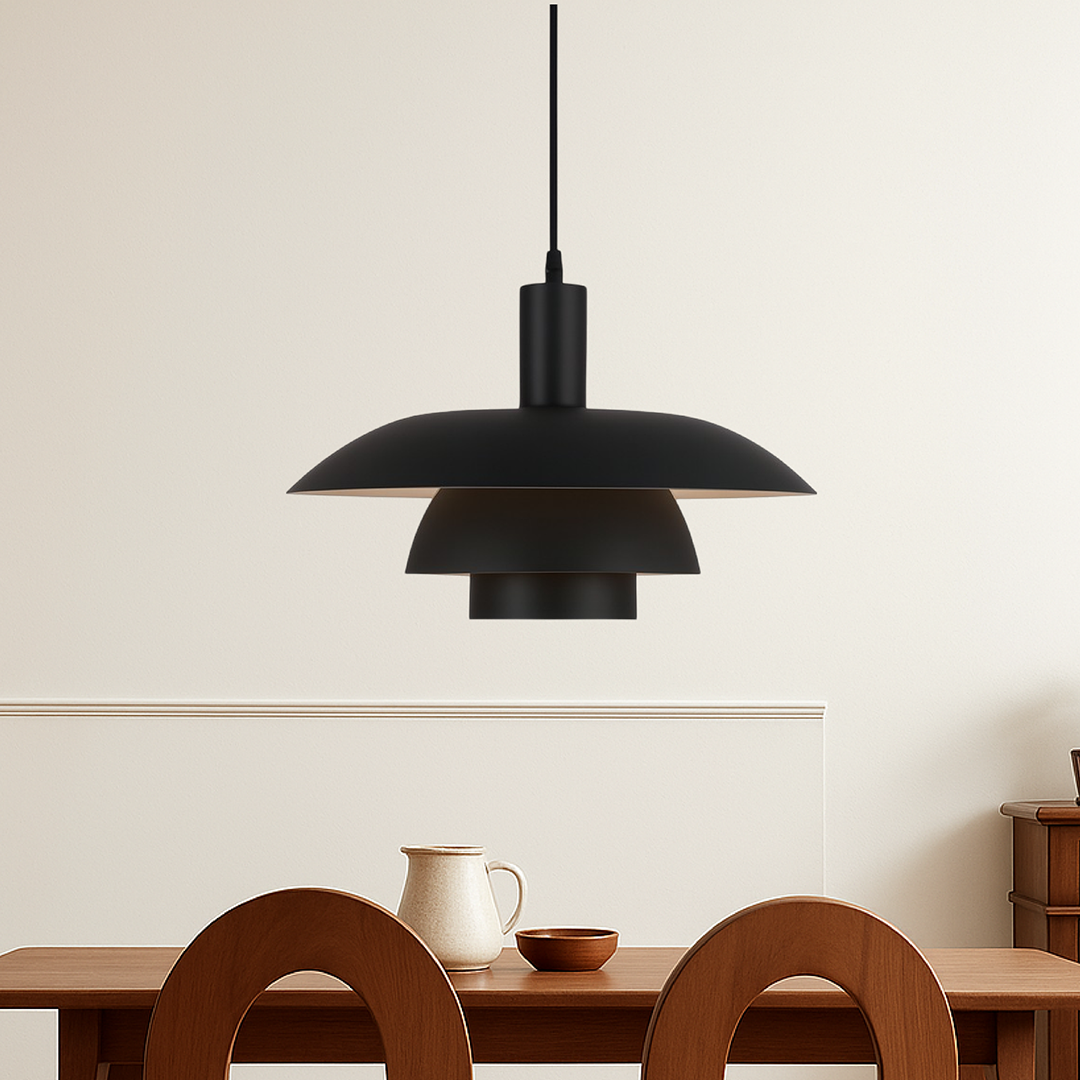Metal LED Pendant Lamp – Danish Scandinavian Minimalist Dimmable Design