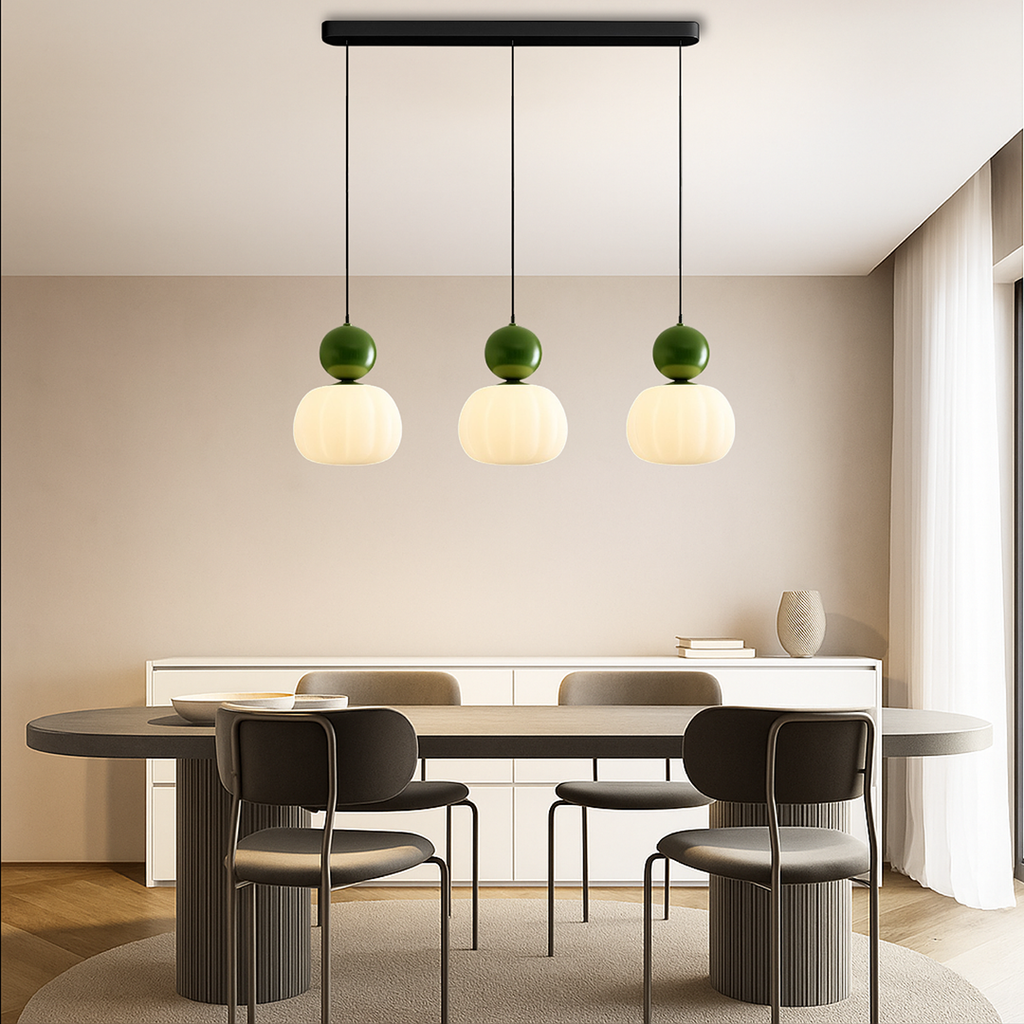 Geometric Pendant Lamp – Art Deco Symmetrical Vintage Statement Design