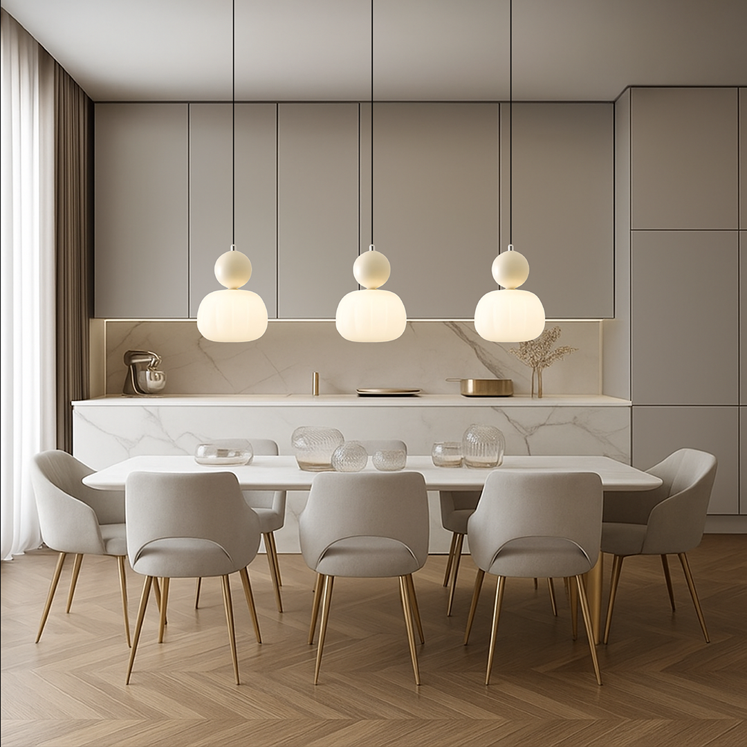 Geometric Pendant Lamp – Art Deco Symmetrical Vintage Statement Design
