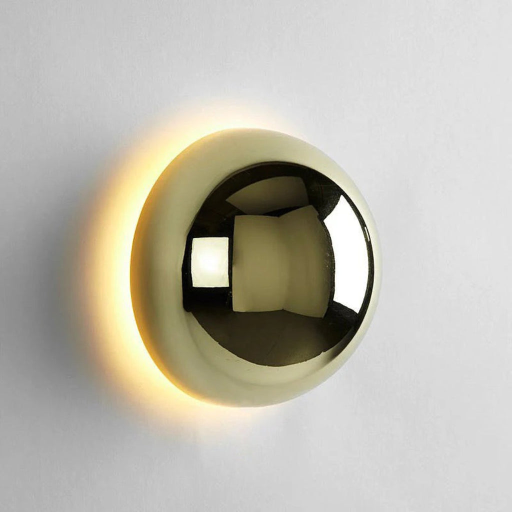 Modern Round Metal Wall Light