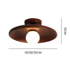 Wooden Globe Ceiling Light