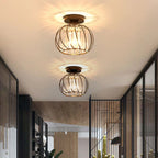 Vintage Crystal Ceiling Light