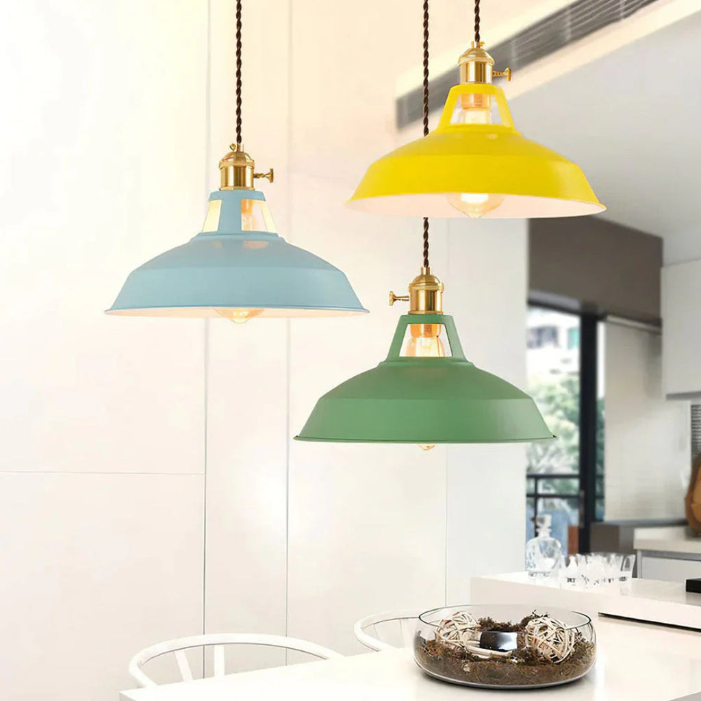 Industrial Metal Pendant Light