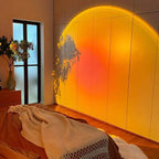 Sunset Projection Lamp | Modern Ambient Lighting for Bedrooms and Living Rooms | Creates a Warm Soothing Atmospheric Glow
