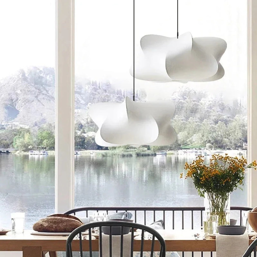 Wabi Sabi Fabric Pendant Light