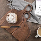 Walnut Wood Cutting Board | Double-Sided Design for Food Prep and Serving | Knife-Friendly Surface for Daily Kitchen Use
