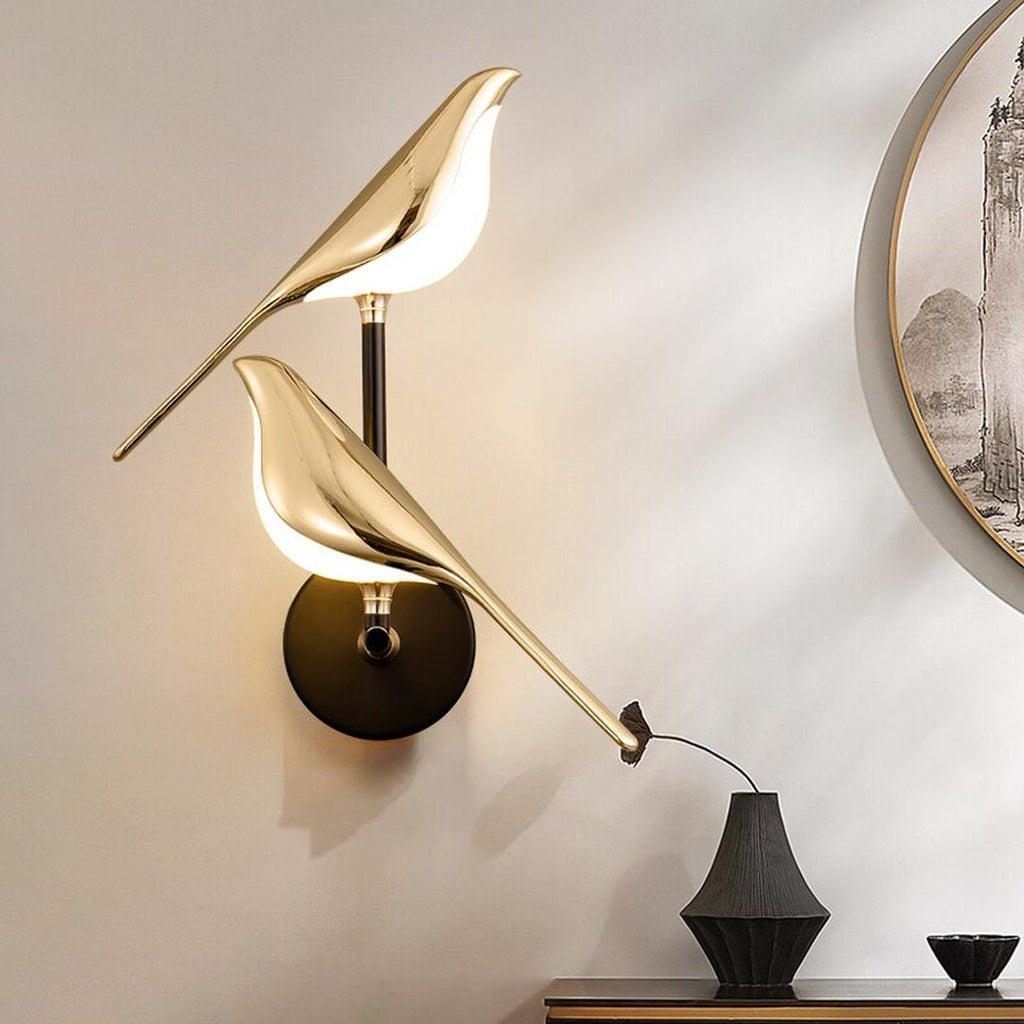 Contemporary Bird LED Wall Light
