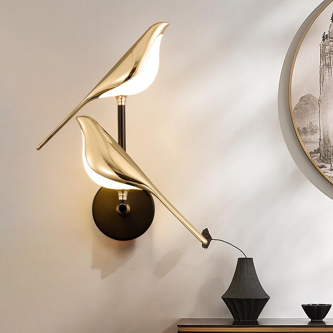 Contemporary Bird LED Wall Light