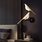 Bird Shaped Wall Lamp – Sculptural Modern Design With Gold Accents