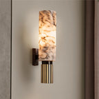 Copper Stone Wall Lamp – Sculptural Natural Material Accent Design