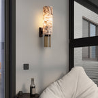 Copper Stone Wall Lamp – Sculptural Natural Material Accent Design