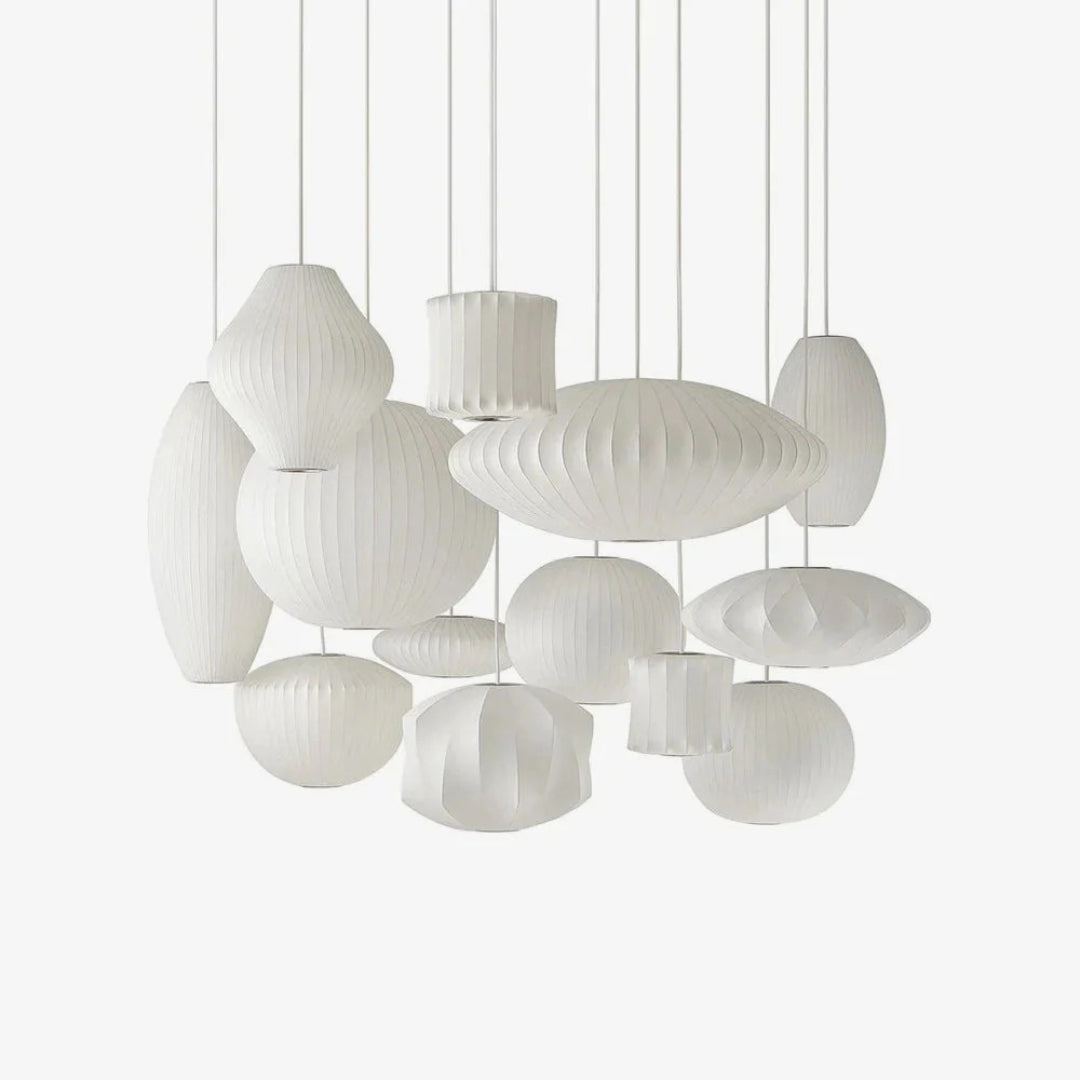 Japandi Paper Pendant Light