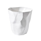 Irregular Waste Bin Plastic | Scandinavian Minimalist Style | Compact Space-Saving Trash Can for Home and Office Use