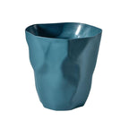 Irregular Waste Bin Plastic | Scandinavian Minimalist Style | Compact Space-Saving Trash Can for Home and Office Use