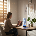 LED Jellyfish Lamp | Multi-Mode LED Lighting | Rechargeable Battery and Touch Control for Deep Mood Relaxation and Focus