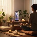 LED Jellyfish Lamp | Multi-Mode LED Lighting | Rechargeable Battery and Touch Control for Deep Mood Relaxation and Focus
