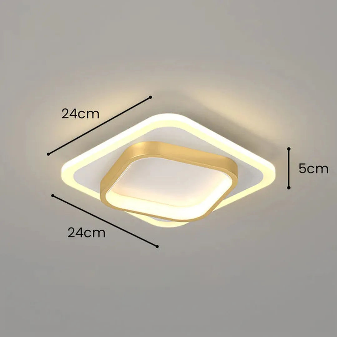 Contemporary Square LED Ceiling Light