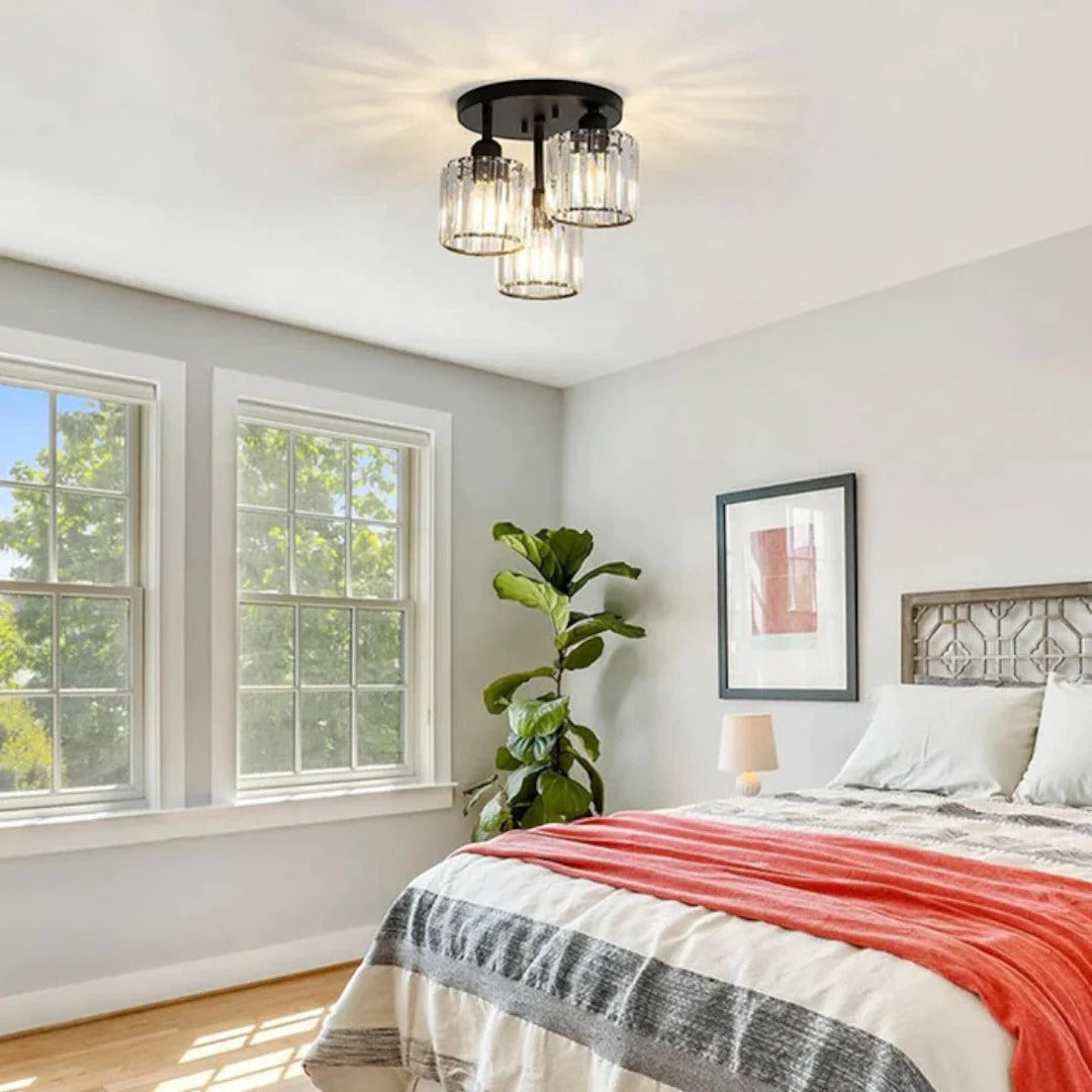 Crystal Glass Ceiling Light